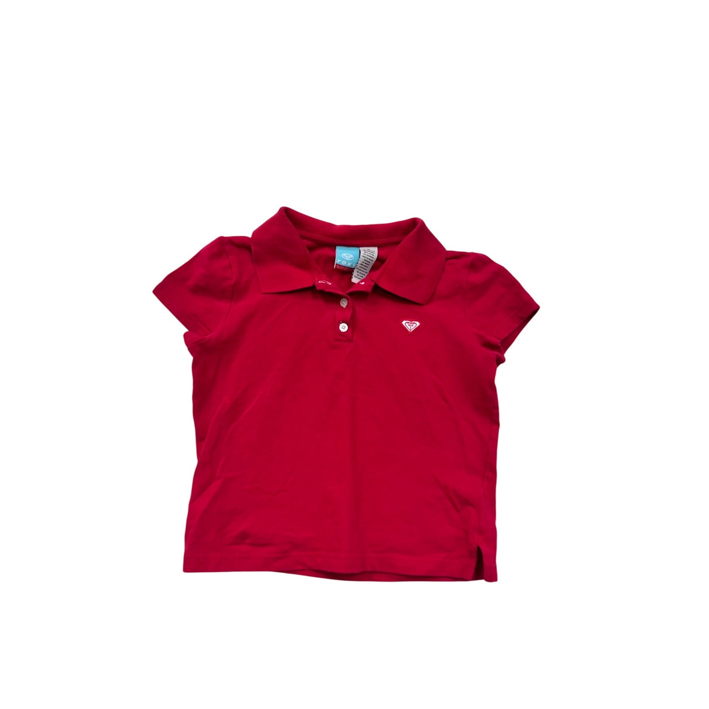 Roxy Y2K Medium Red Polo Shirt #8870