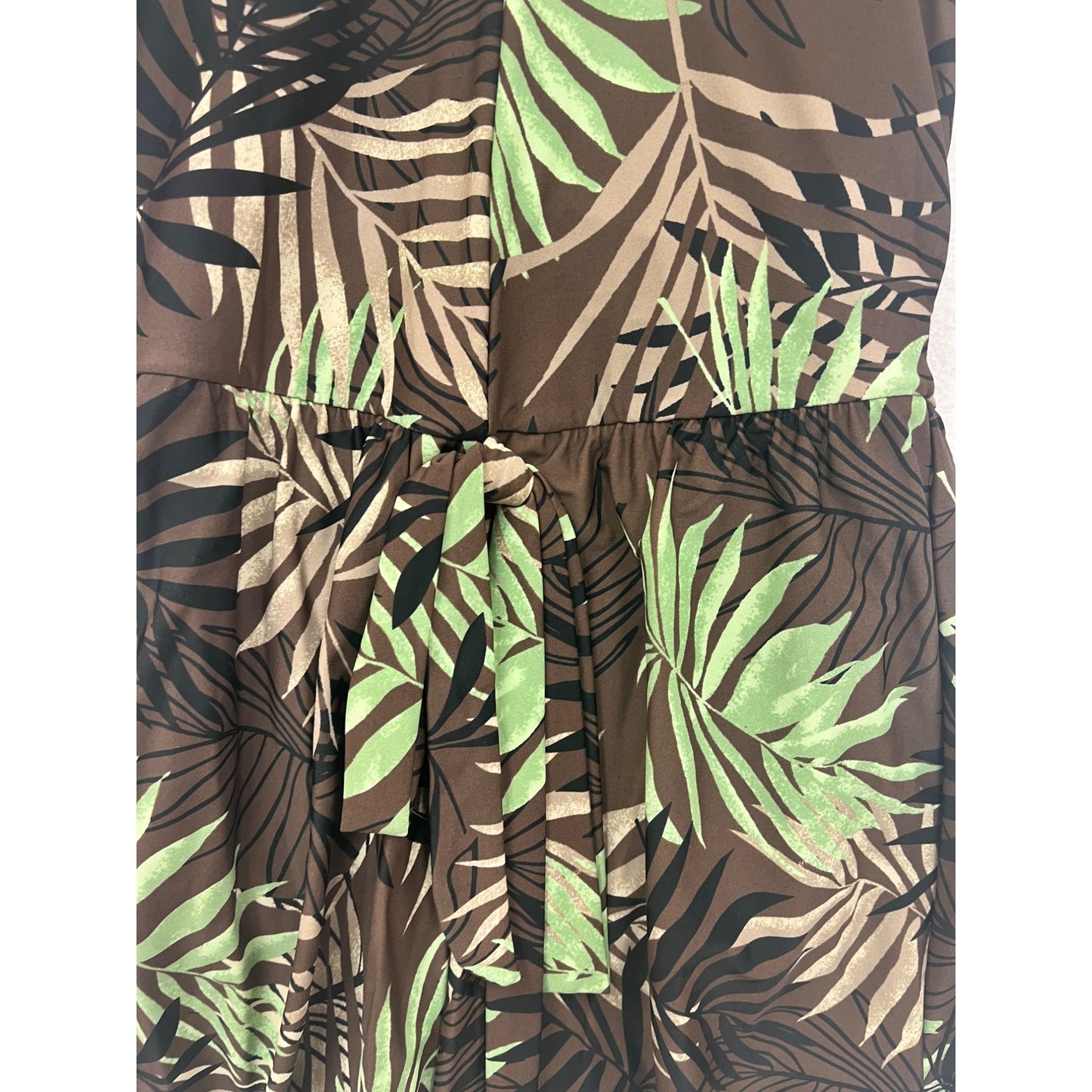 Blair Tropical Print One-Piece Swimsuit Romper Style Size 10 #8721