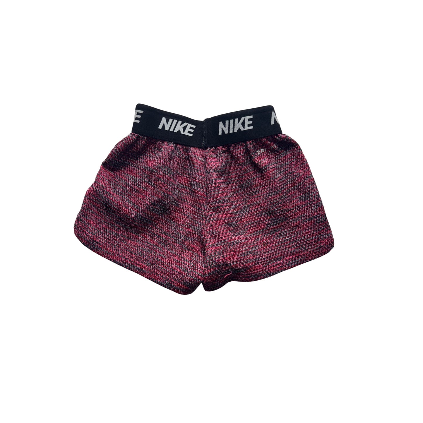 Nike Dri-Fit Athletic Shorts Pink/Black Heather Toddler Size 3T #7917