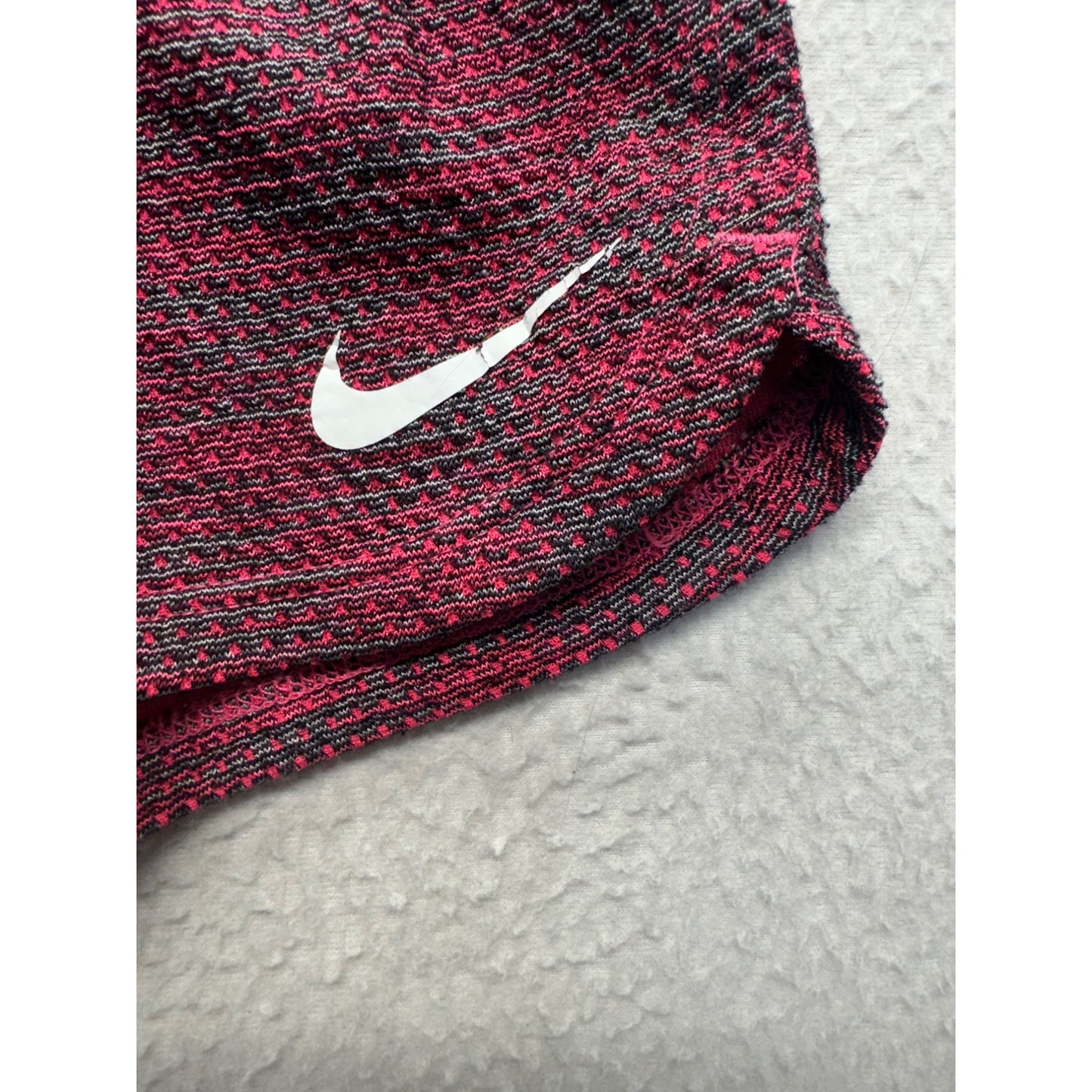 Nike Dri-Fit Athletic Shorts Pink/Black Heather Toddler Size 3T #7917
