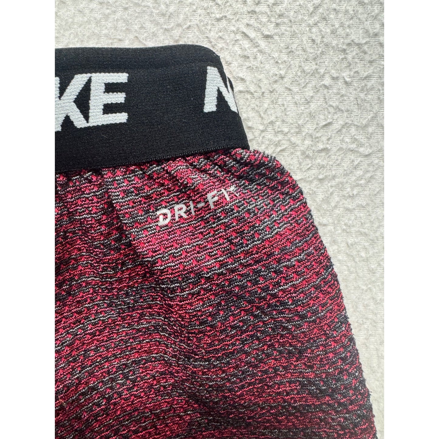 Nike Dri-Fit Athletic Shorts Pink/Black Heather Toddler Size 3T #7917