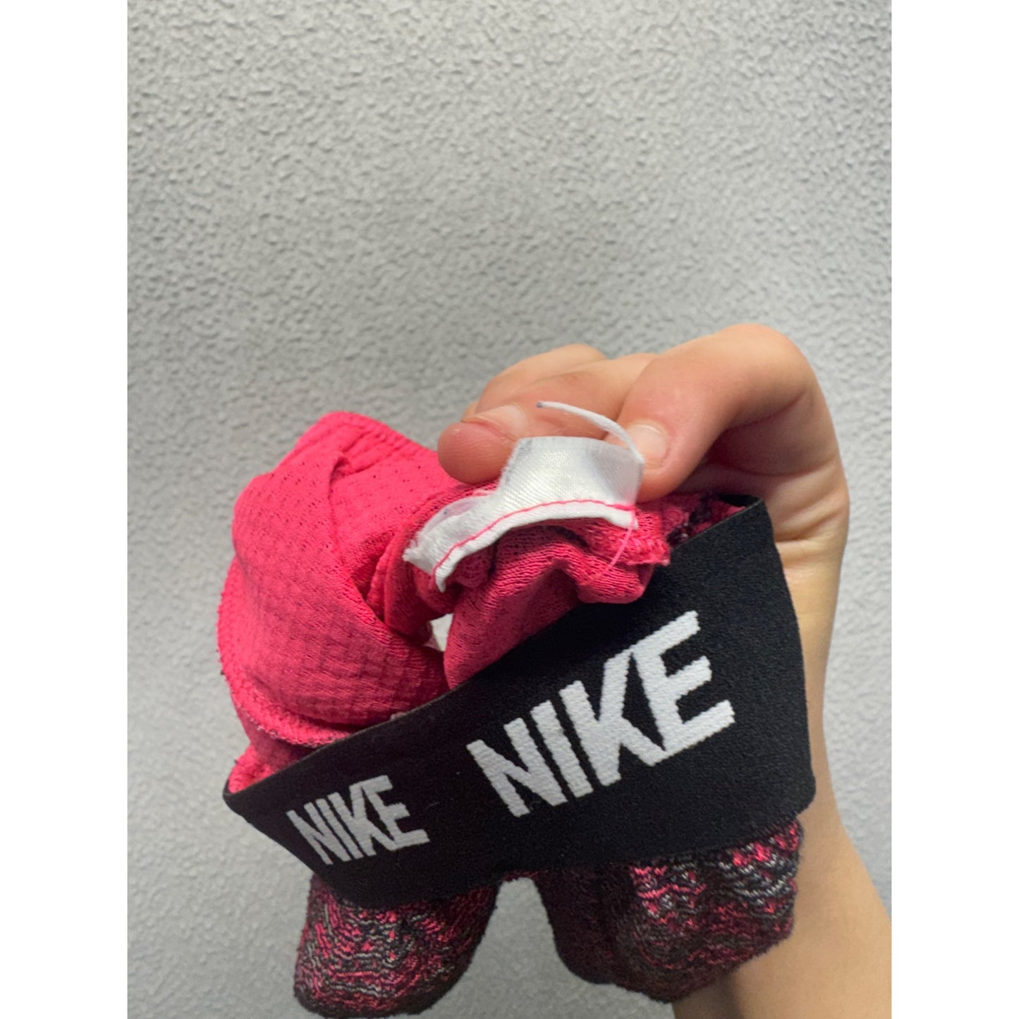 Nike Dri-Fit Athletic Shorts Pink/Black Heather Toddler Size 3T #7917