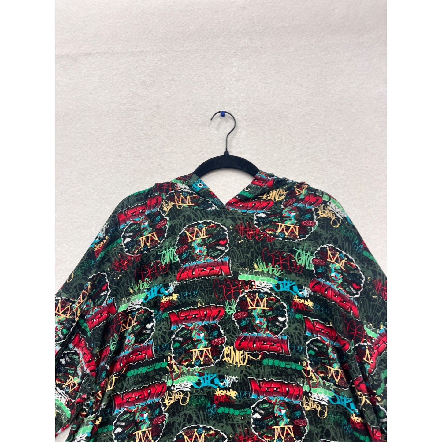 One Stop Up Urban Graffiti Print Hoodie 2X #601A