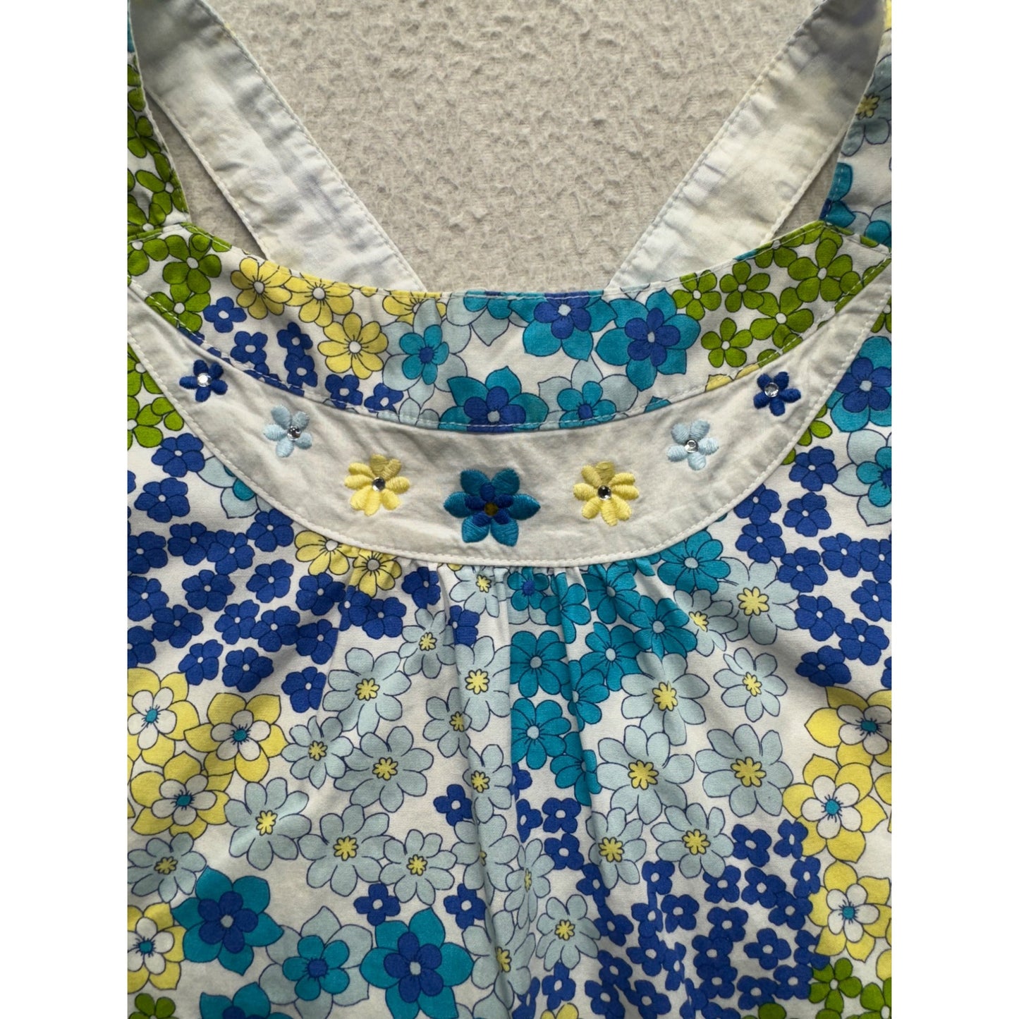 Gymboree Floral Print Sundress With Crossback Straps 257B