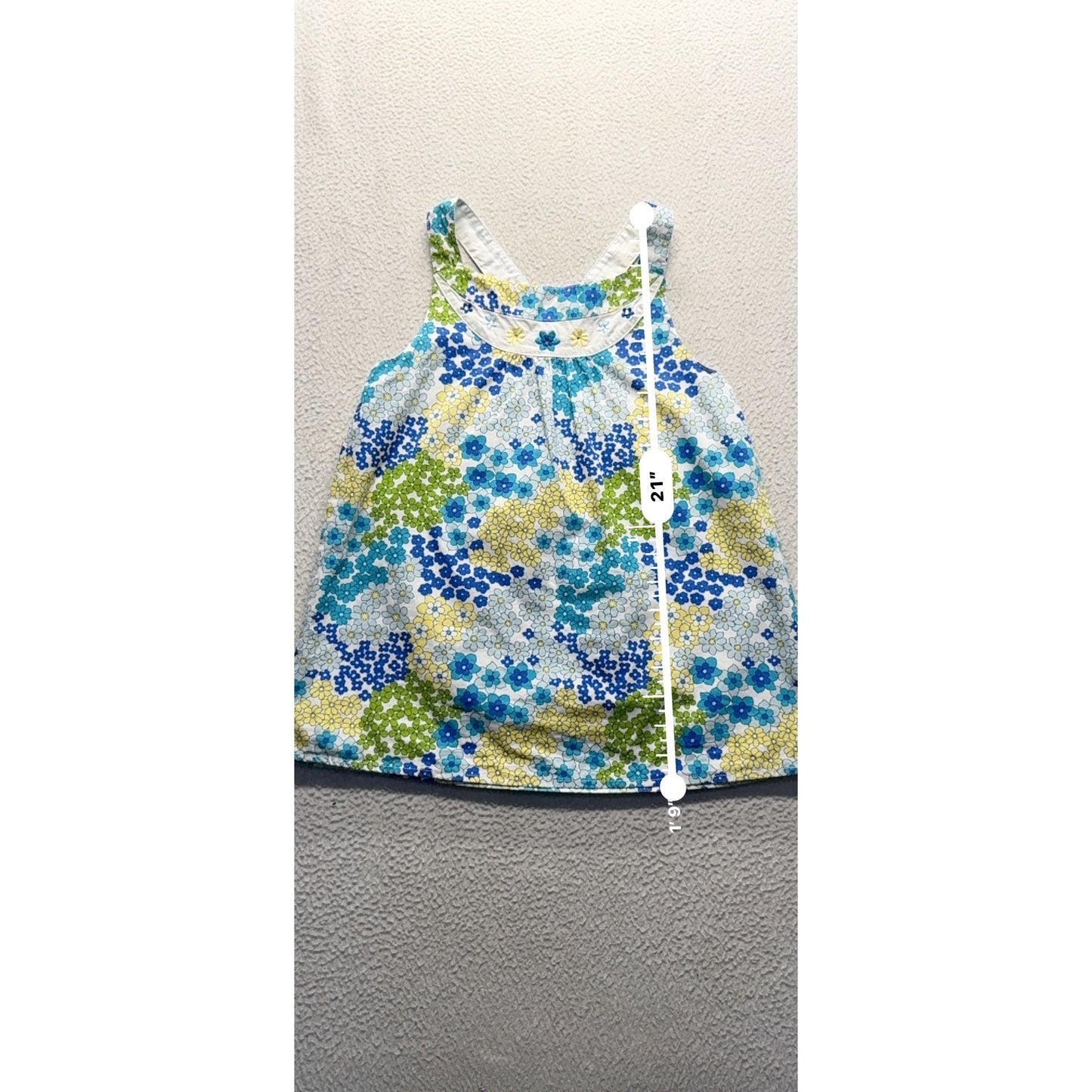 Gymboree Floral Print Sundress With Crossback Straps 257B