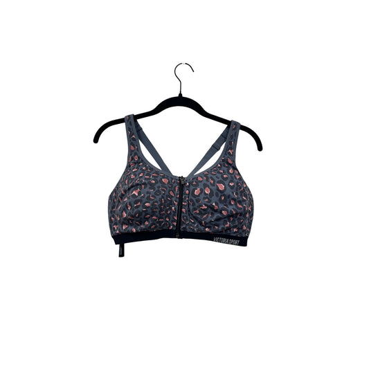 Victoria Sport 36DDD Leopard Print Front-Close Sports Bra #8742