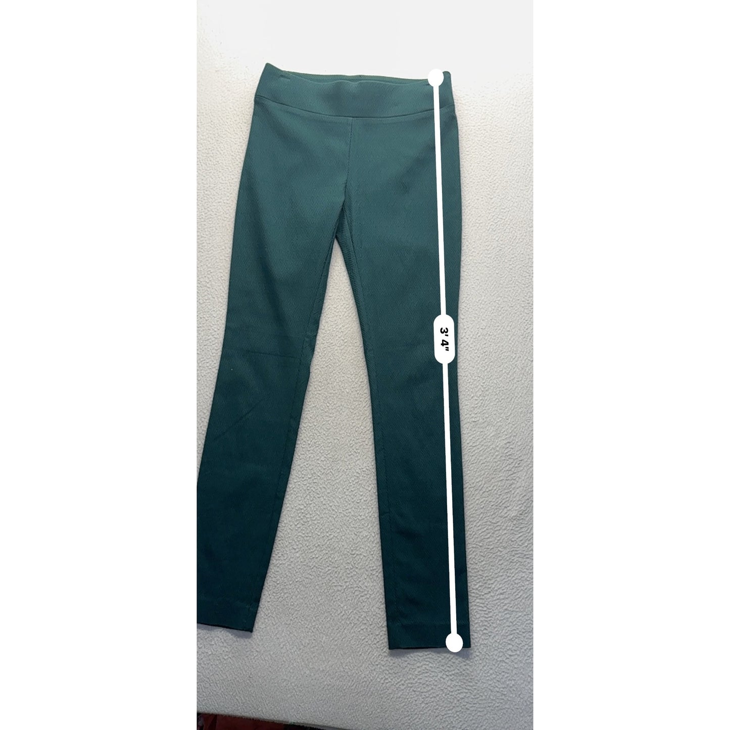 Apt. 9 Teal Slim Fit Pants Rayon Blend Size 4 #212B