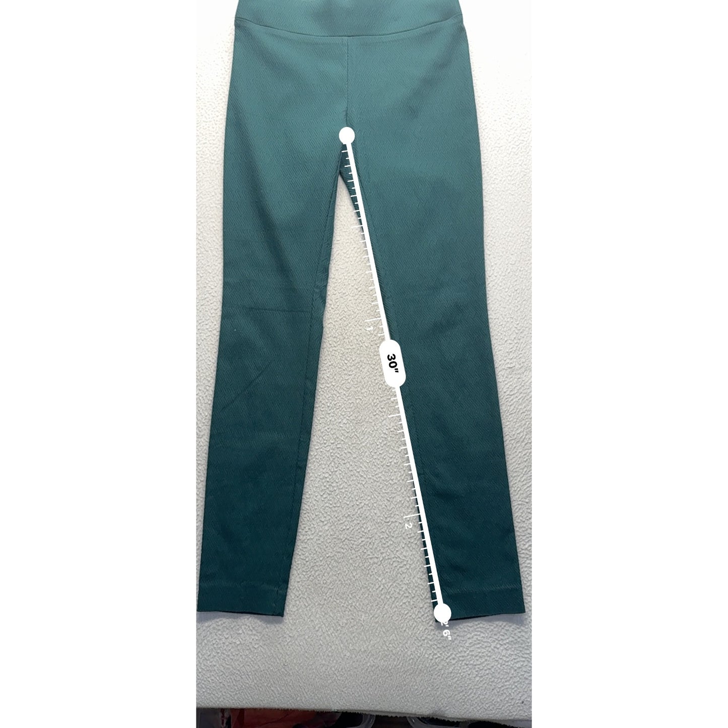 Apt. 9 Teal Slim Fit Pants Rayon Blend Size 4 #212B
