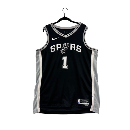 Nike NBA Spurs #1 Wembanyama Dri-FIT Basketball Jersey XL #120A