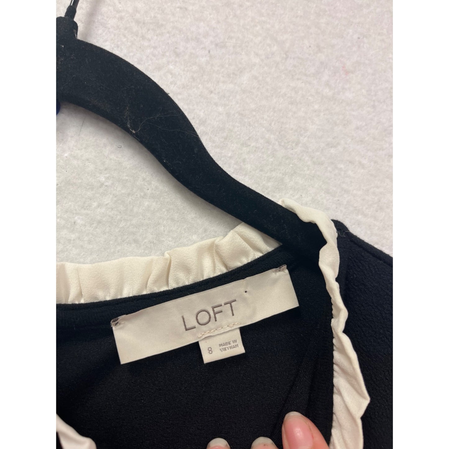 Loft Black Long Sleeve Dress Size 8 #661A