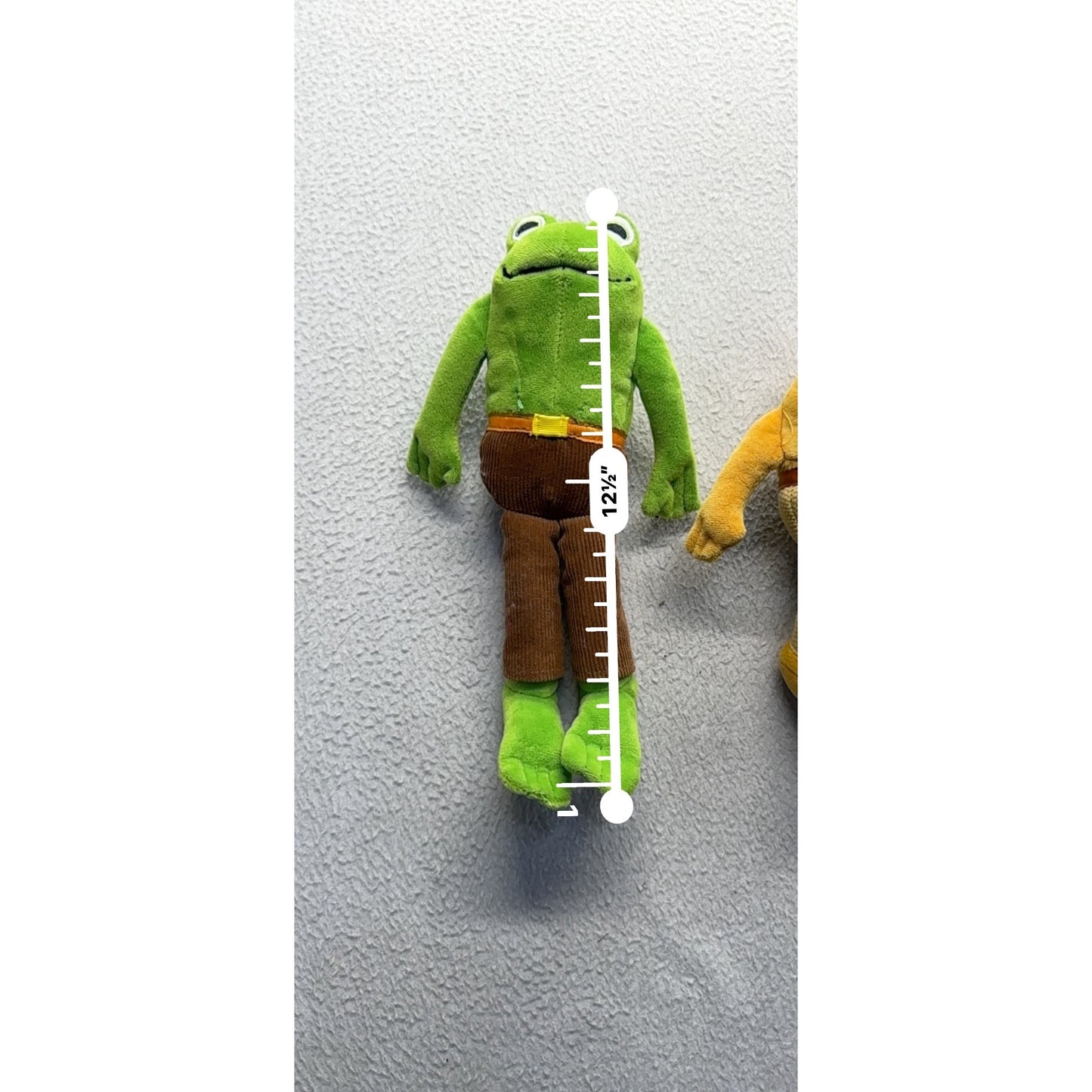 Frog & Toad Plush Dolls With Corduroy Pants #406B