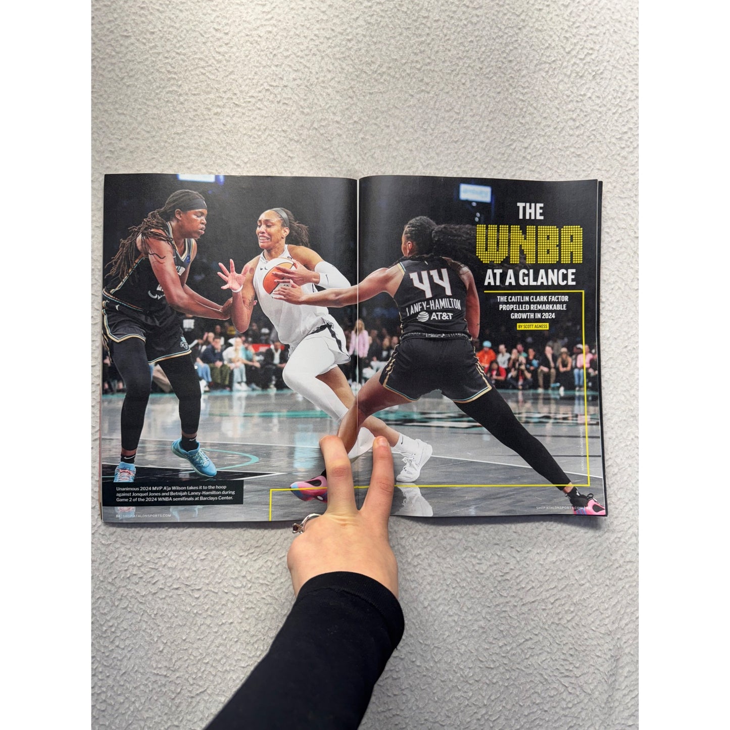 Caitlin Clark Athlon Sports Commemorative Magazine WNBA Rookie Of The Year #9375