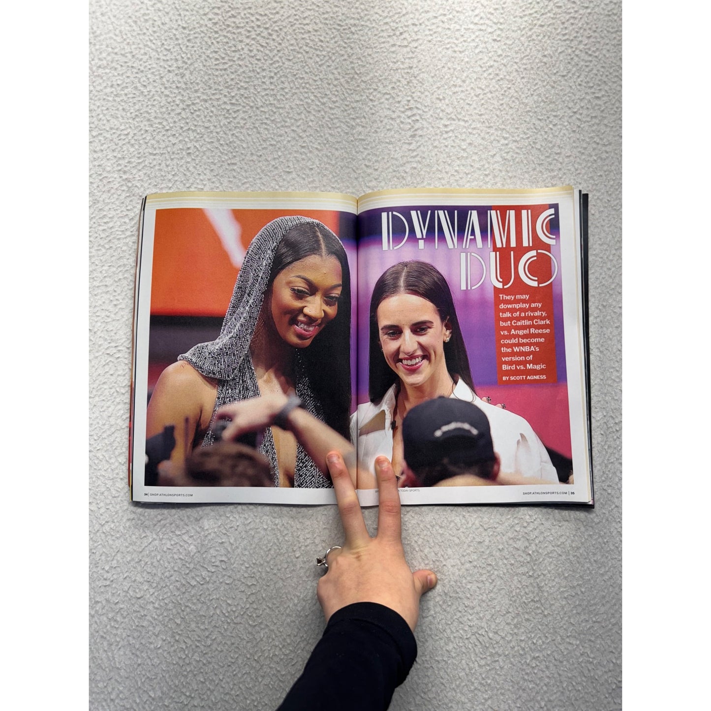 Caitlin Clark Athlon Sports Commemorative Magazine WNBA Rookie Of The Year #9375