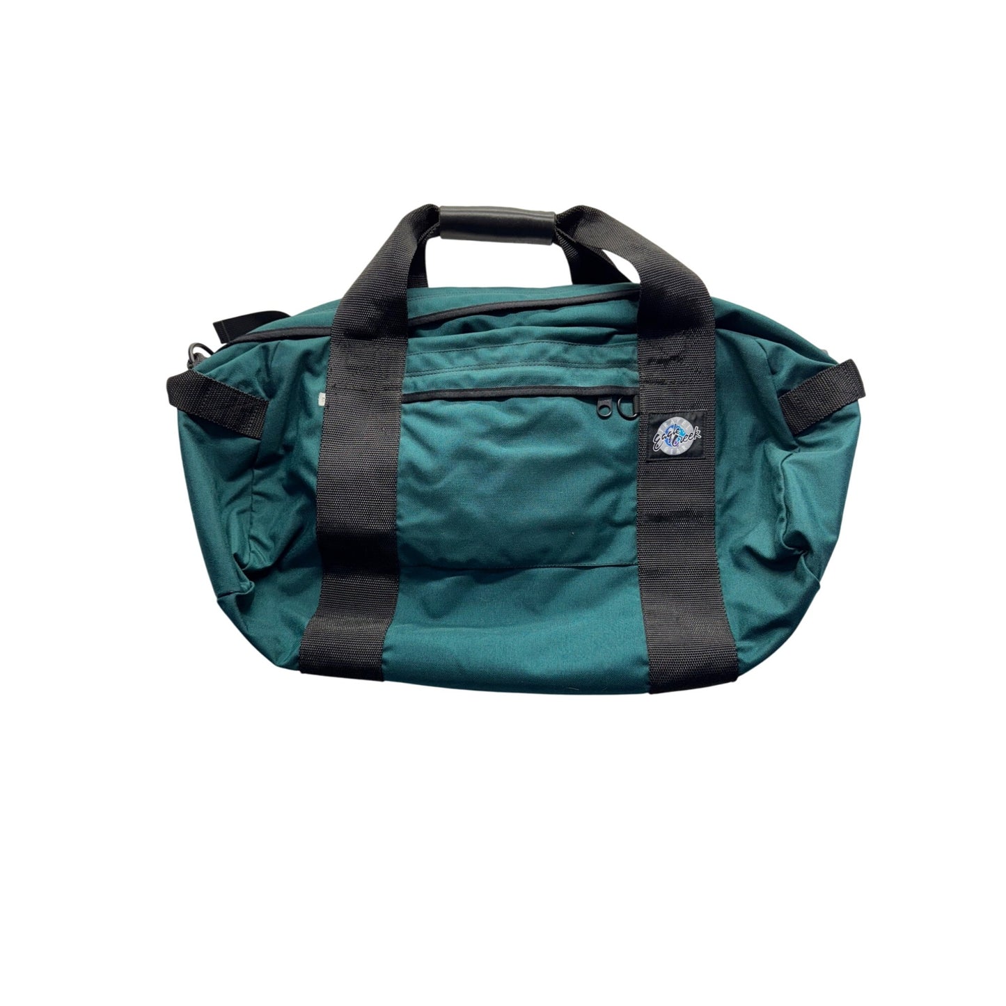 Vintage Eagle Creek Teal Travel Gear Bag With Black Straps & Handle #104B