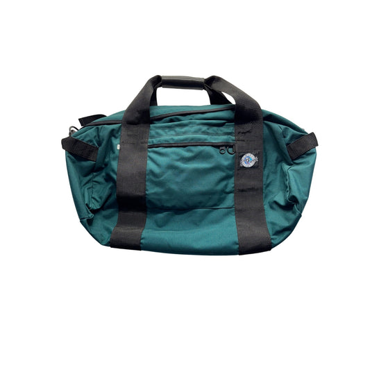 Vintage Eagle Creek Teal Travel Gear Bag With Black Straps & Handle #104B