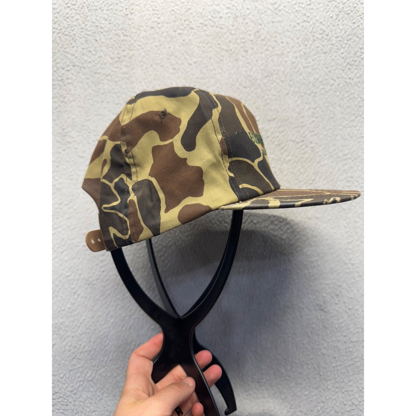 Vintage Camo Snapback Hat Equipment Rental Duluth MN YoungAn Hat Adjustable #9692