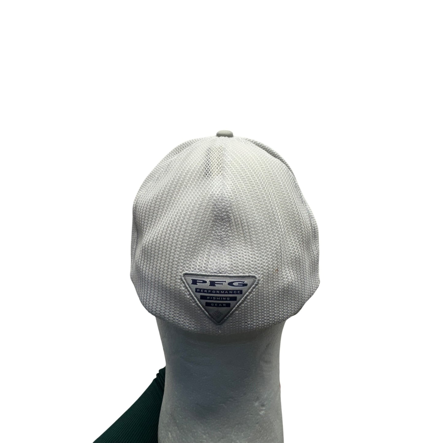 Columbia PFG Mesh Snapback Hat With American Flag & Fish Design #38B
