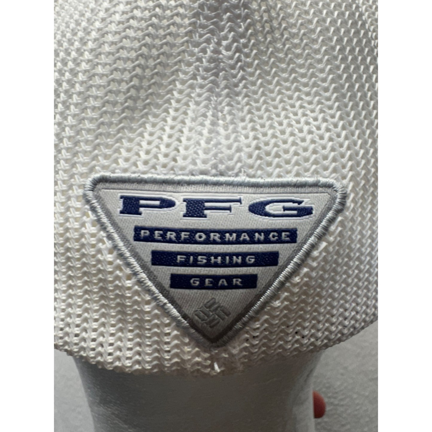 Columbia PFG Mesh Snapback Hat With American Flag & Fish Design #38B