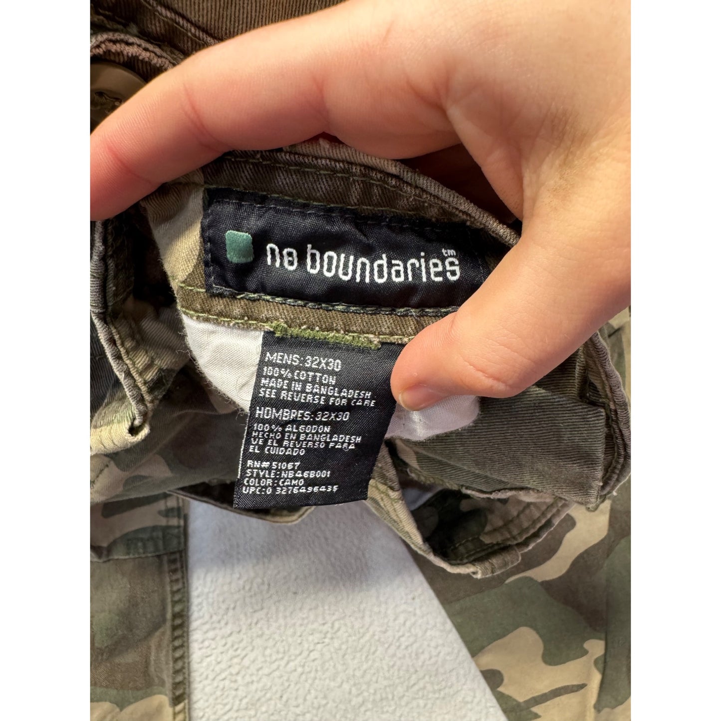 Mens Camouflage Cargo Pants #7483
