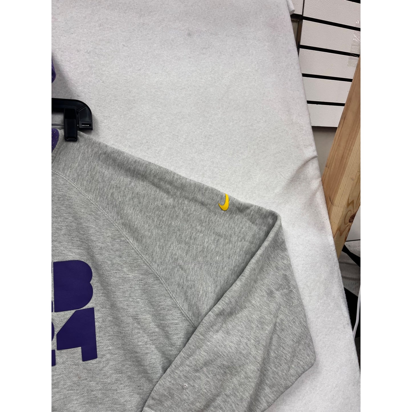 Nike Kobe Bryant KB24 2-Tone Hoodie 3XL Gray & Purple Pullover #377A