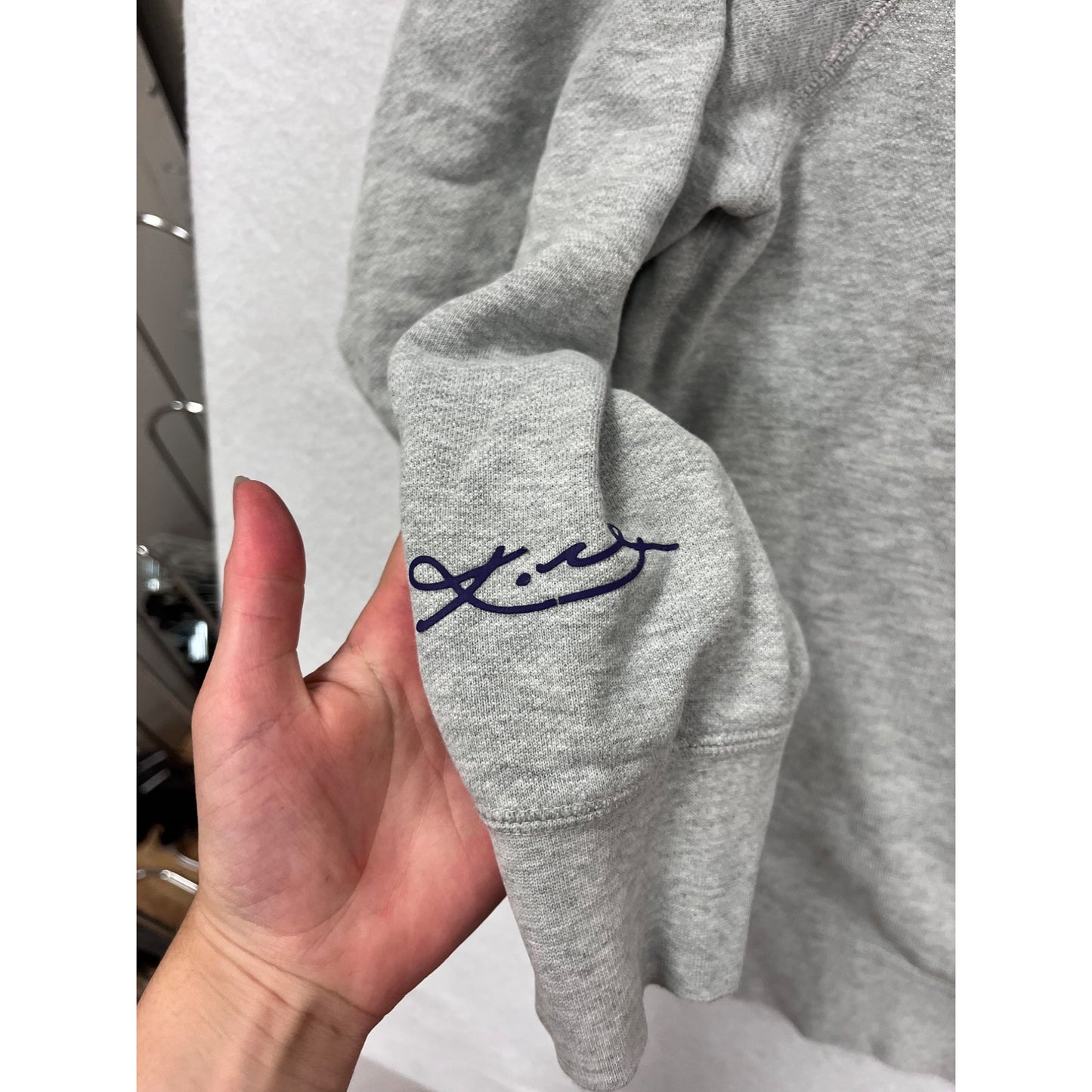Nike Kobe Bryant KB24 2-Tone Hoodie 3XL Gray & Purple Pullover #377A