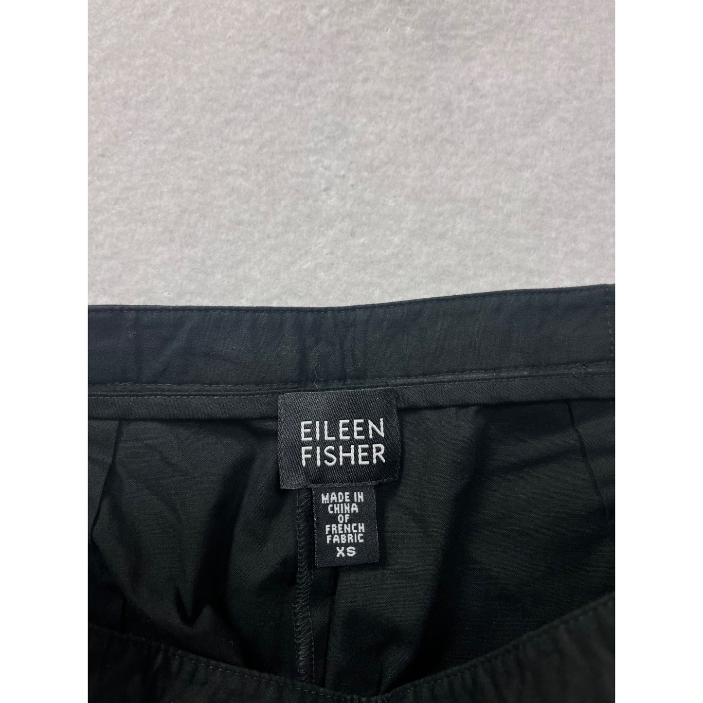 Eileen Fisher XS Black Wide-Leg Pants #8539