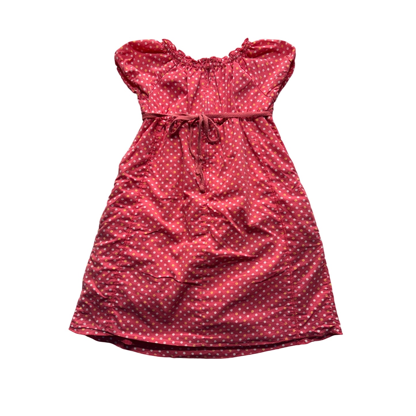 Old Navy Girls Pink Polka Dot Dress With Pockets Size 5T 100% Cotton #325B