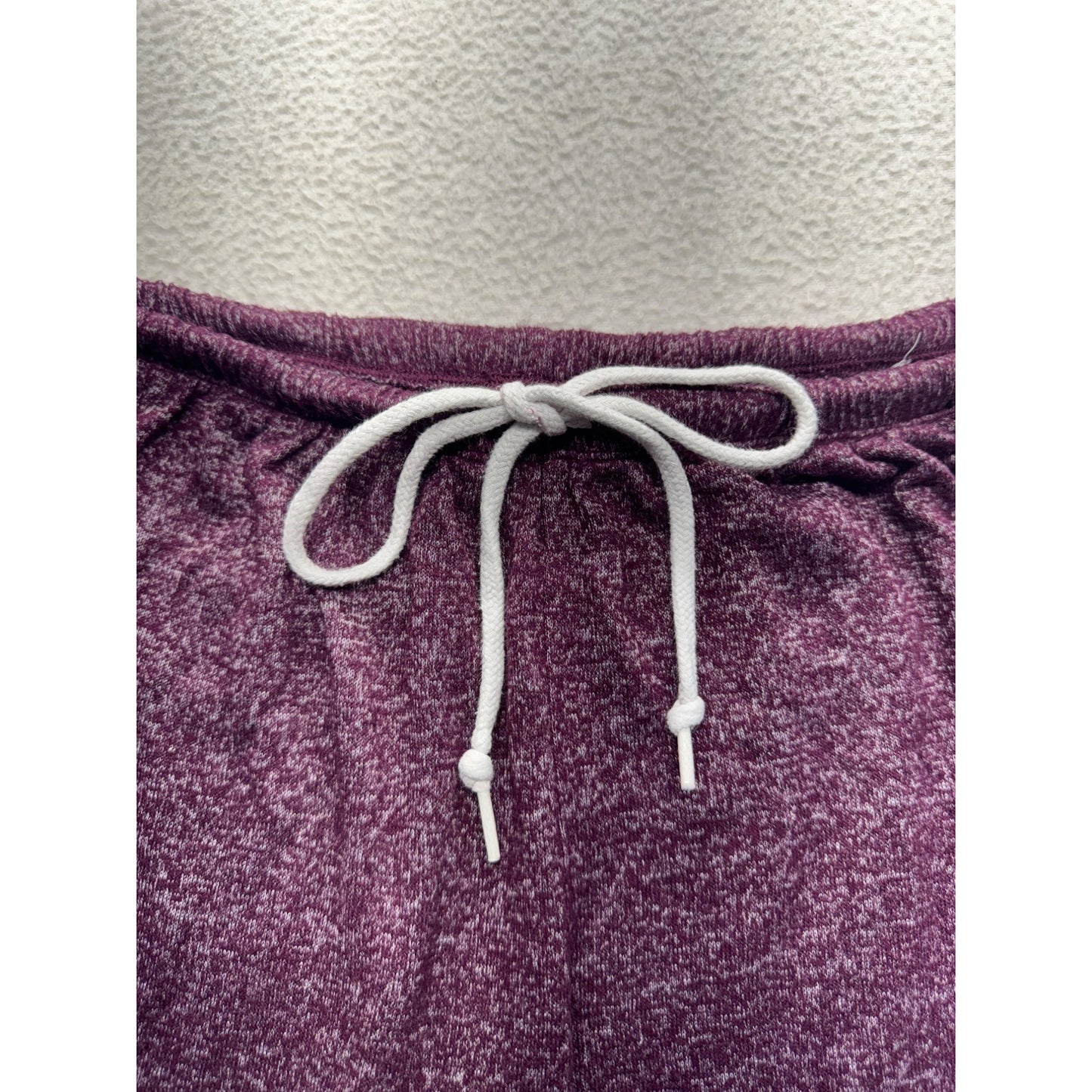 Love Pink Heathered Jogger Sweatpants Elastic Waistband Size M #9659