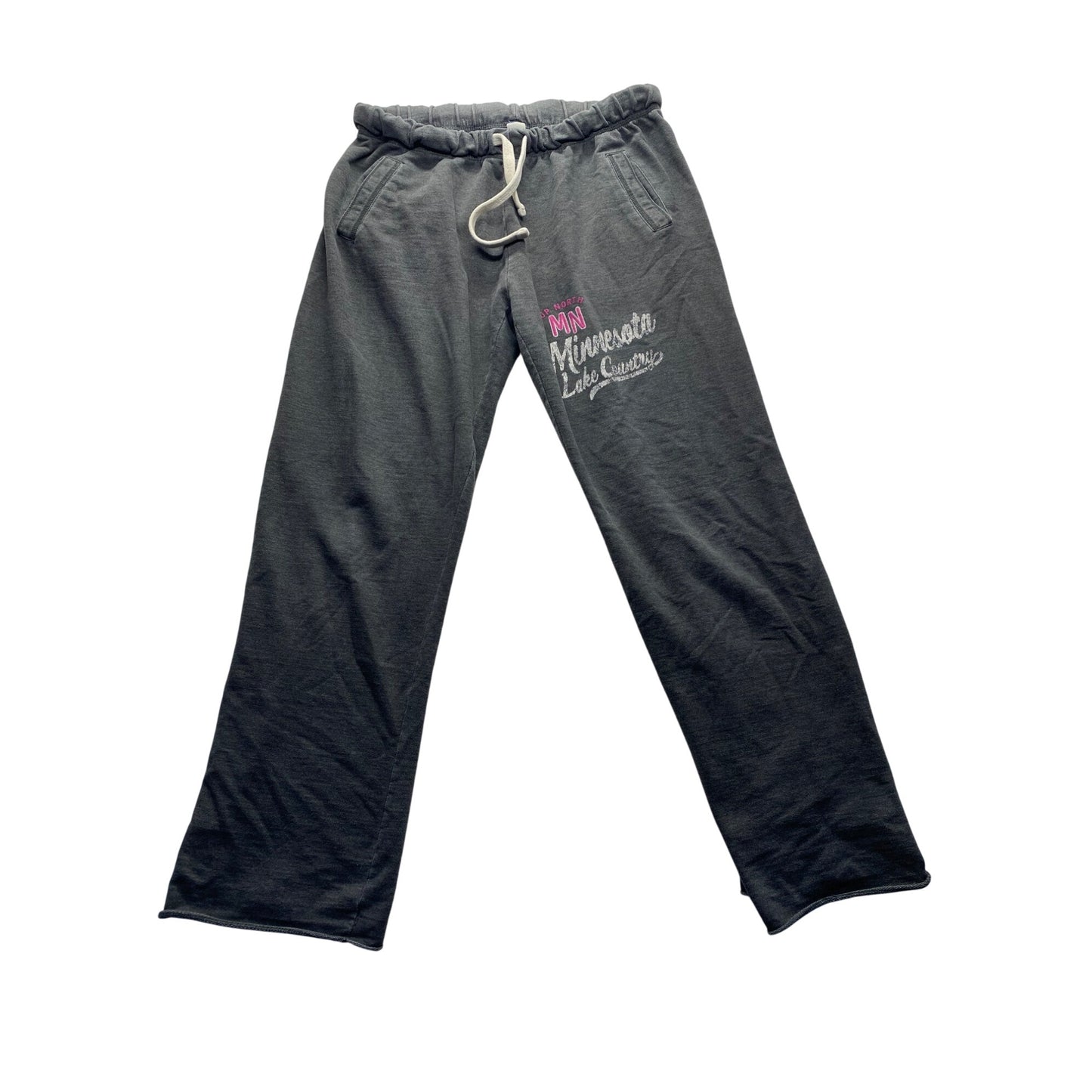 Up North MN Minnesota Lake Country Womens Sweatpants  By New Agenda #7205