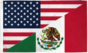 USA/Mexico Flag