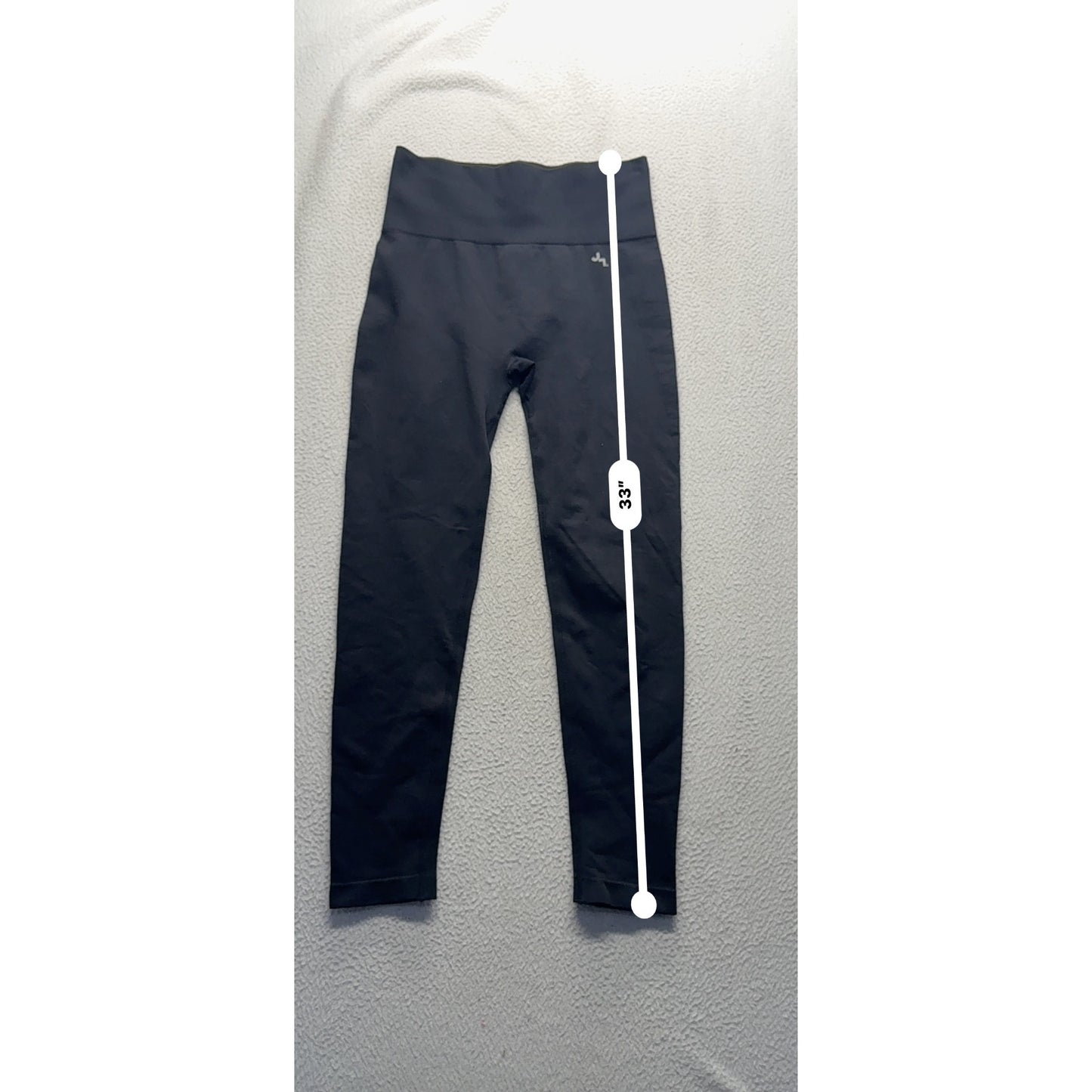 Seamless Black High-Waisted Leggings Size S 33" Length By JoyLab #9913