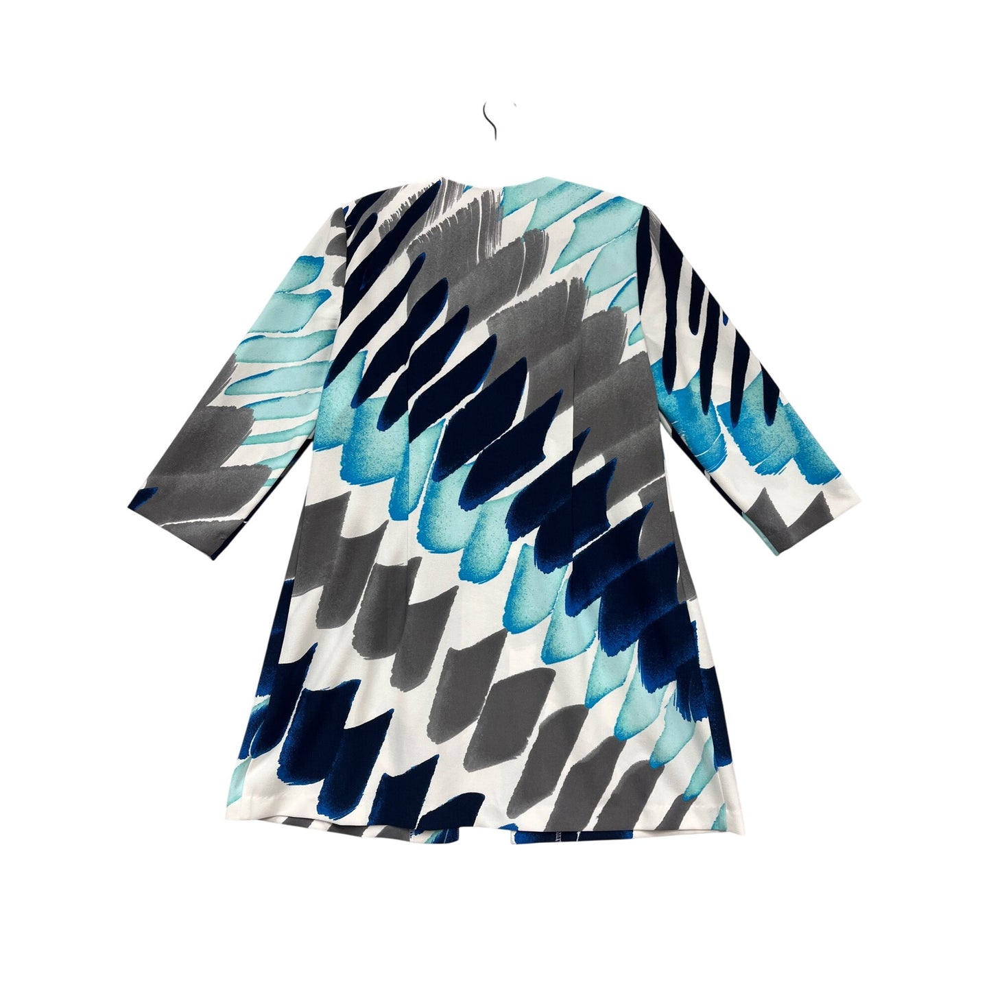 Danny & Nicole Printed Open Front Jacket Size 12 #965A