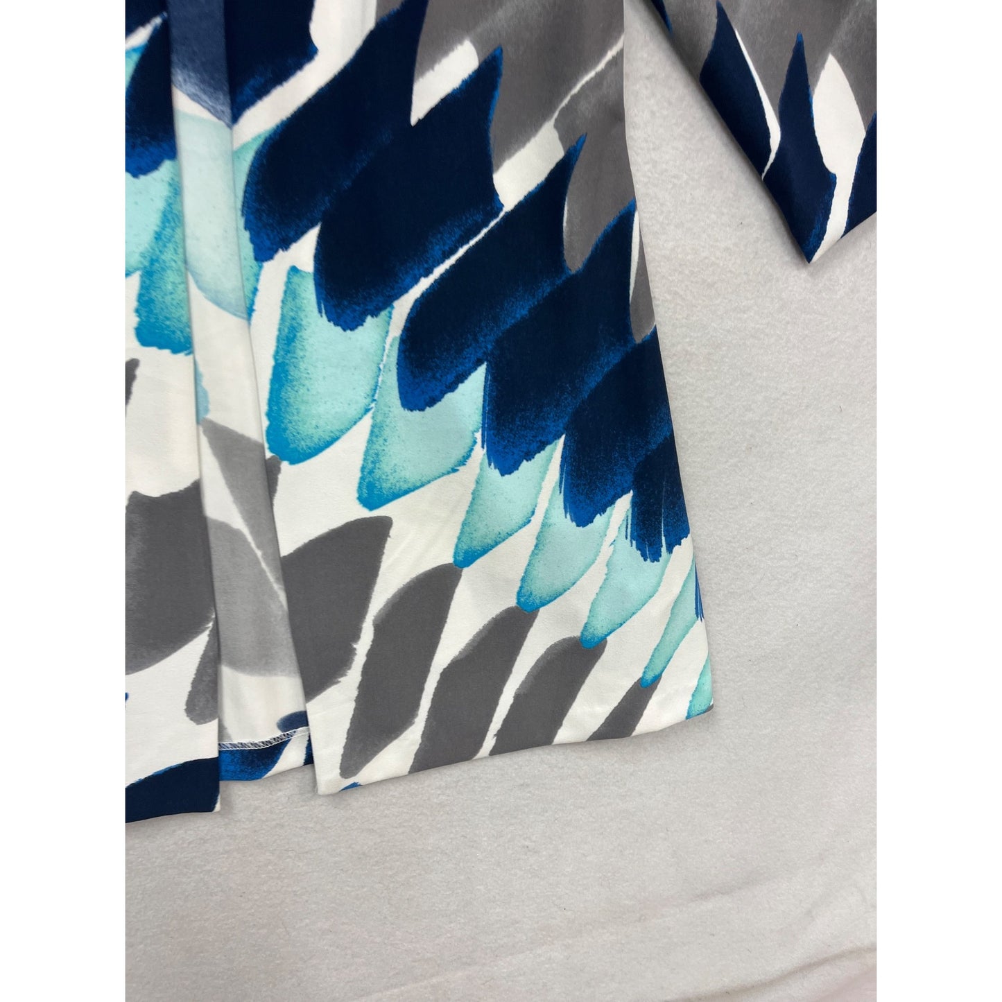 Danny & Nicole Printed Open Front Jacket Size 12 #965A