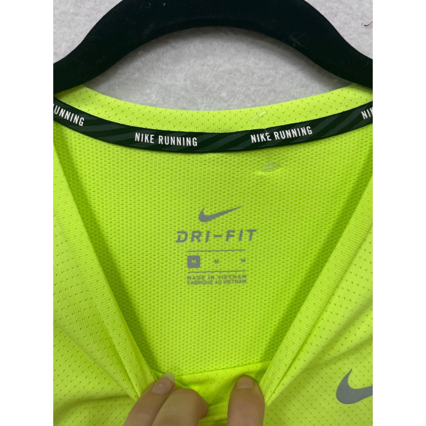 Nike Dri-FIT Running T-Shirt M Neon Yellow #211A