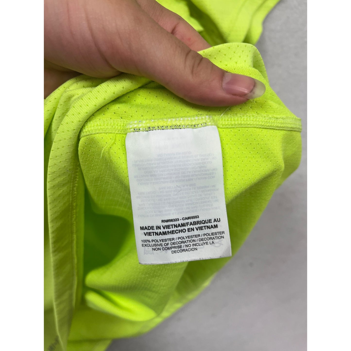 Nike Dri-FIT Running T-Shirt M Neon Yellow #211A