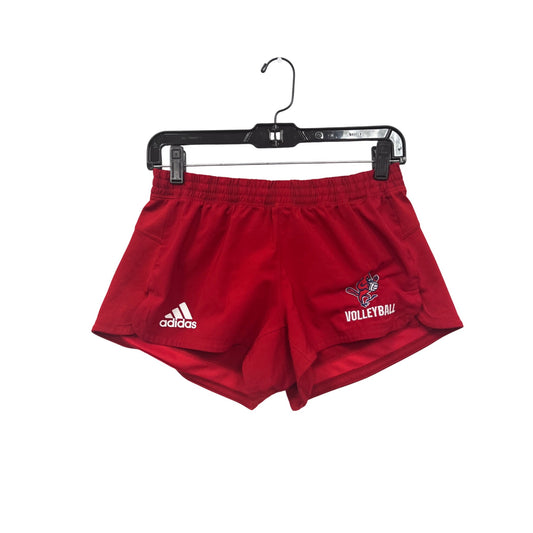 Adidas Womens Volleyball  Red Athletic Shorts - Size S #8253