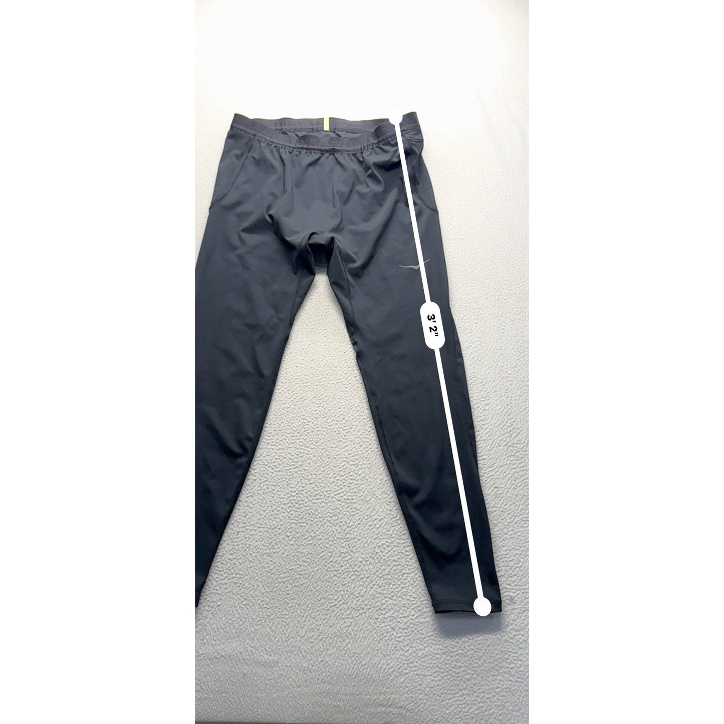 Hoka Black Performance Running Tights With Pockets Size M #9083