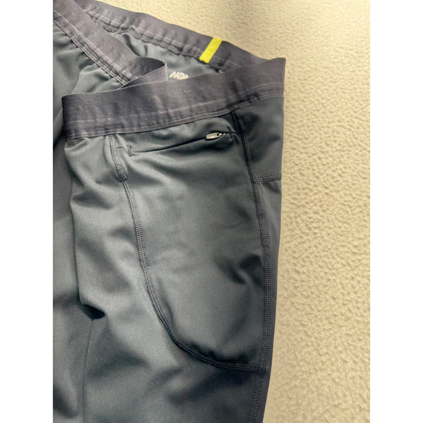 Hoka Black Performance Running Tights With Pockets Size M #9083