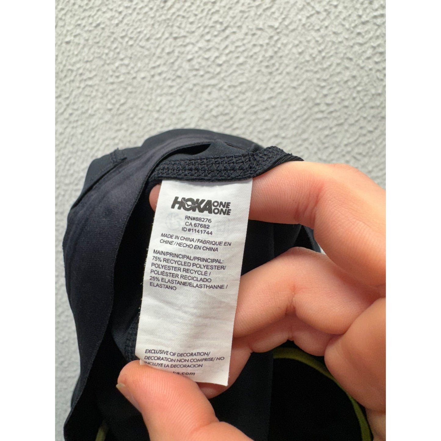 Hoka Black Performance Running Tights With Pockets Size M #9083