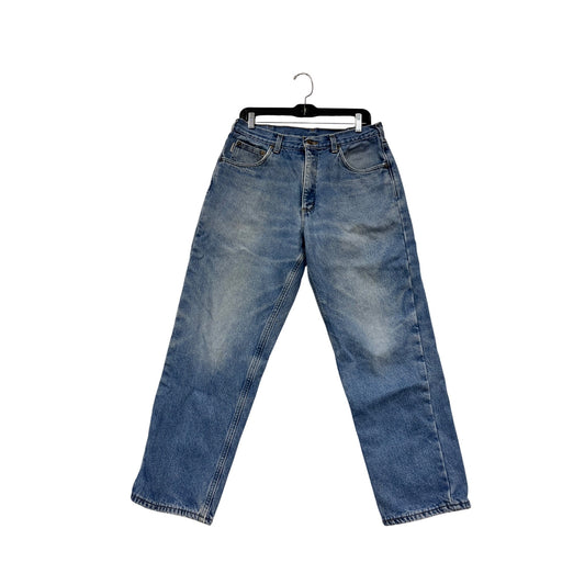 Carhartt Relaxed Fit Blue Denim Jeans Size 34x30 #149A