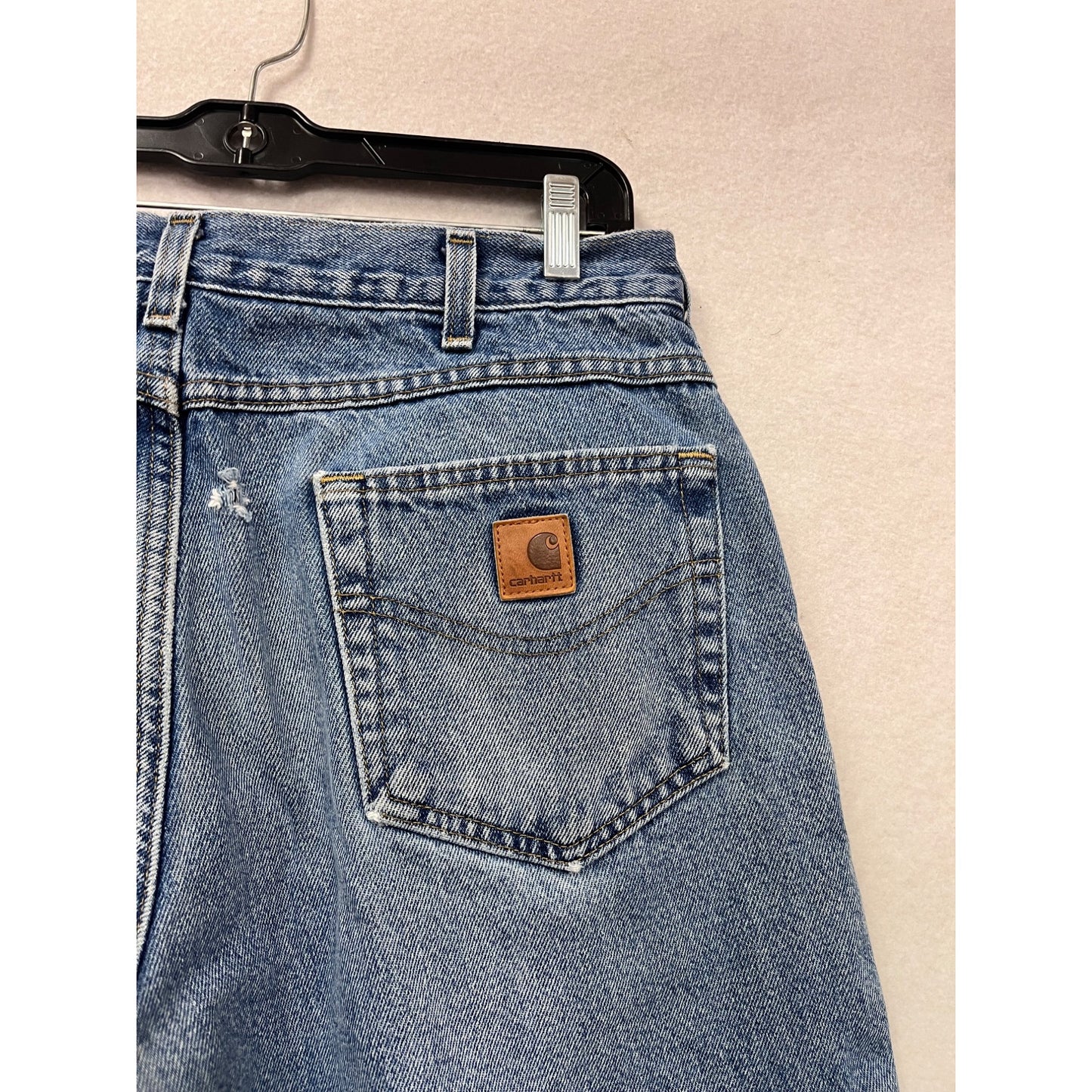Carhartt Relaxed Fit Blue Denim Jeans Size 34x30 #149A