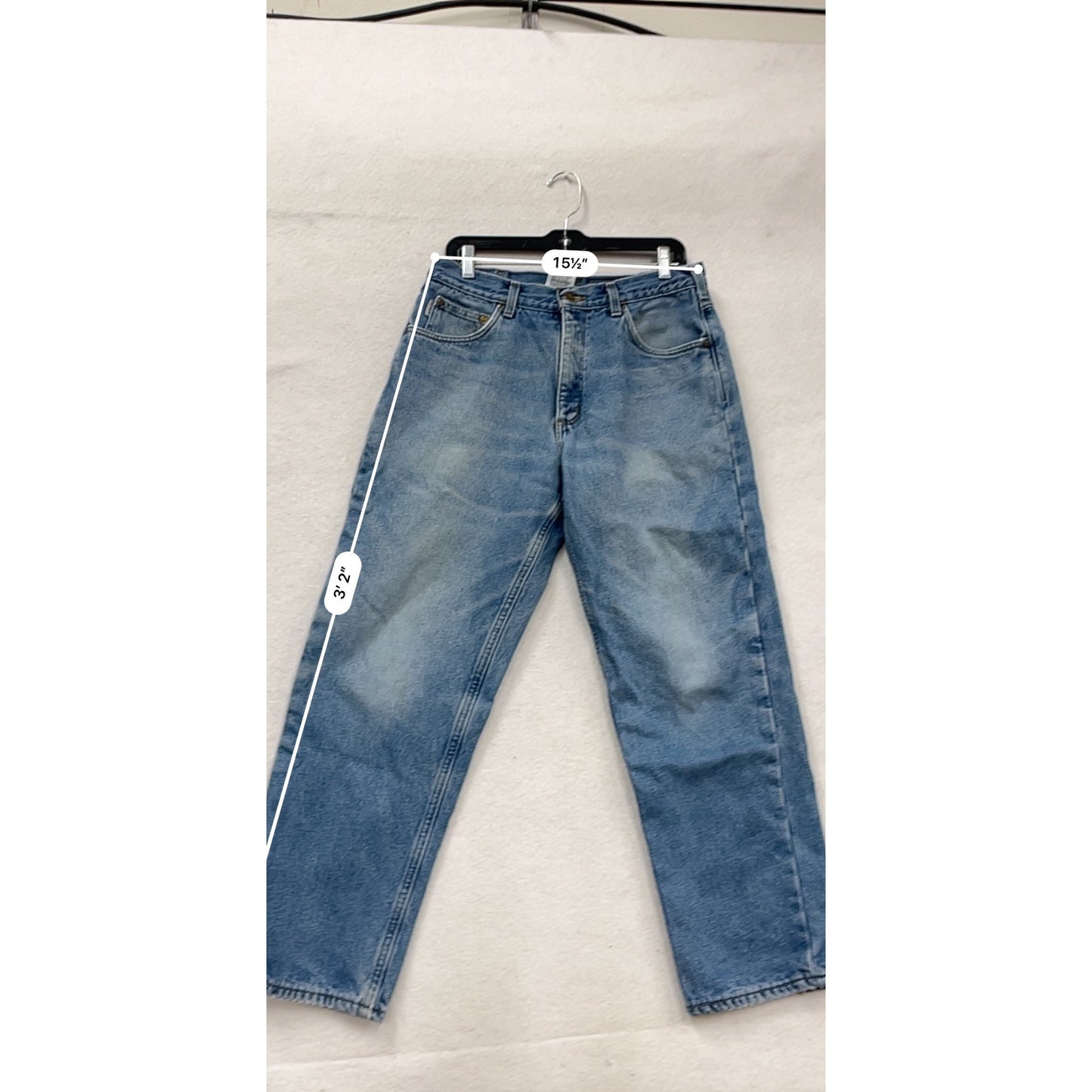 Carhartt Relaxed Fit Blue Denim Jeans Size 34x30 #149A