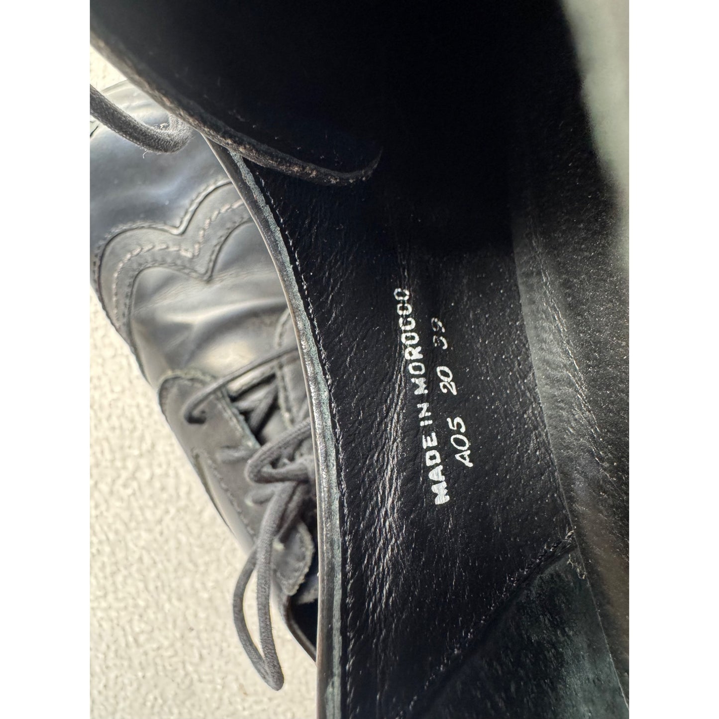 Dansko Black Oxford Leather Wingtip Shoes Sz 38 EU Comfortable Sole 348B