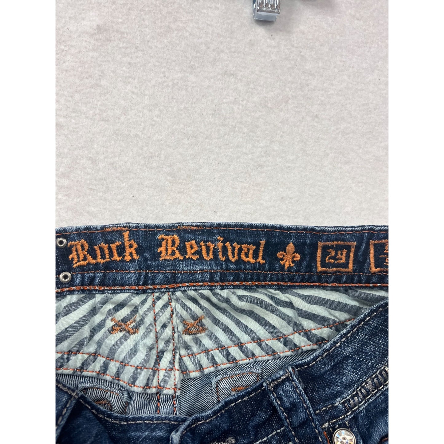 Rock Revival Straight Leg Jeans Size 8 #668A