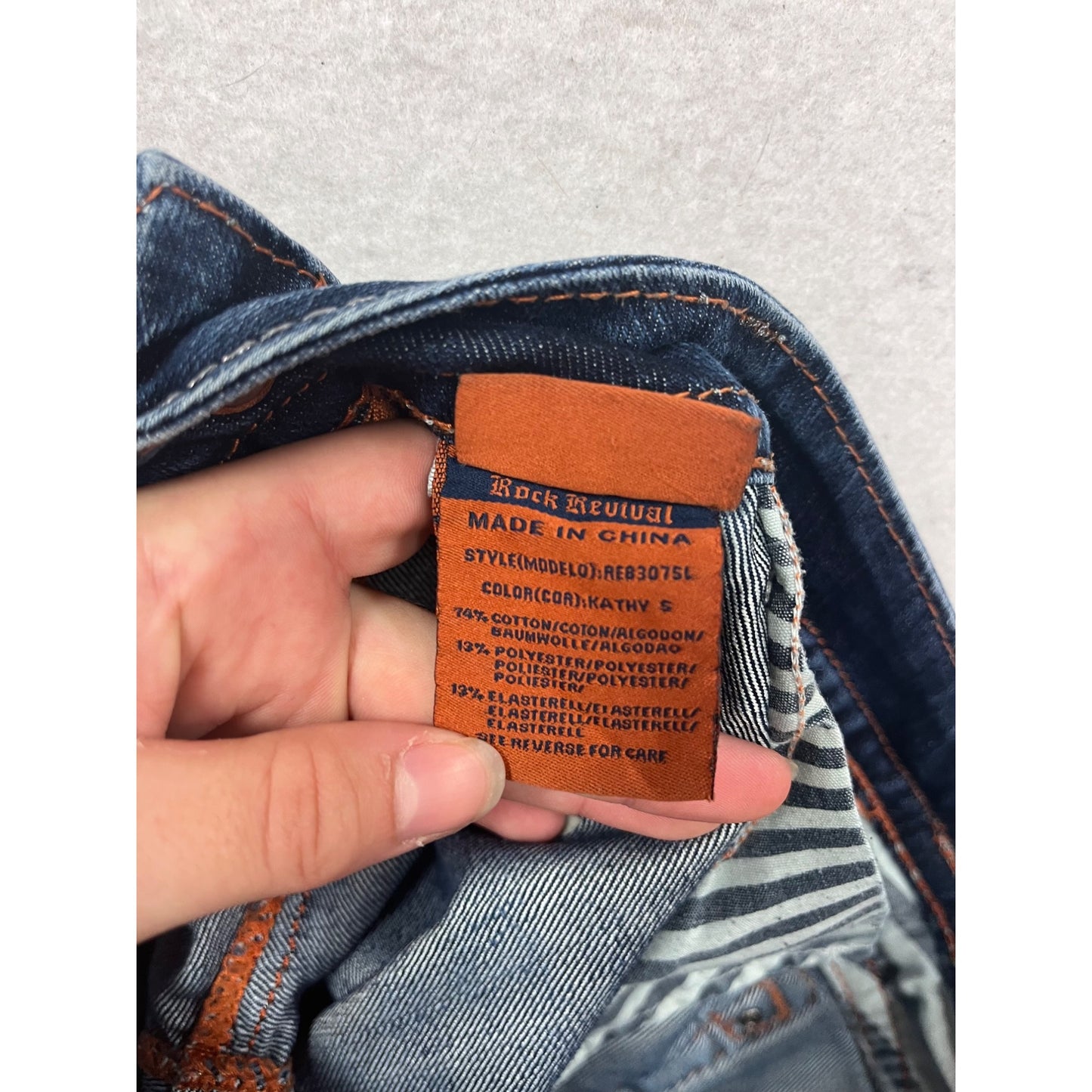 Rock Revival Straight Leg Jeans Size 8 #668A