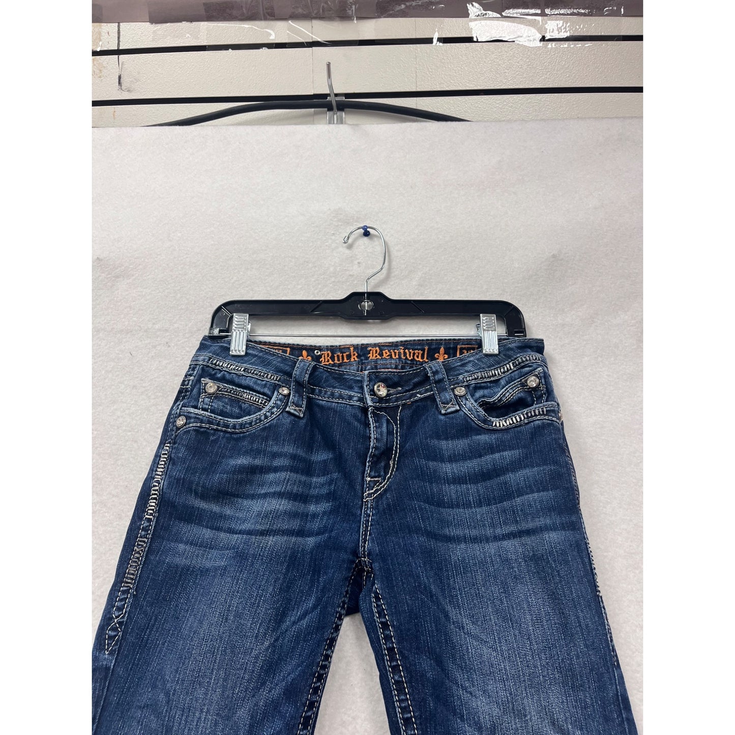 Rock Revival Straight Leg Jeans Size 8 #668A