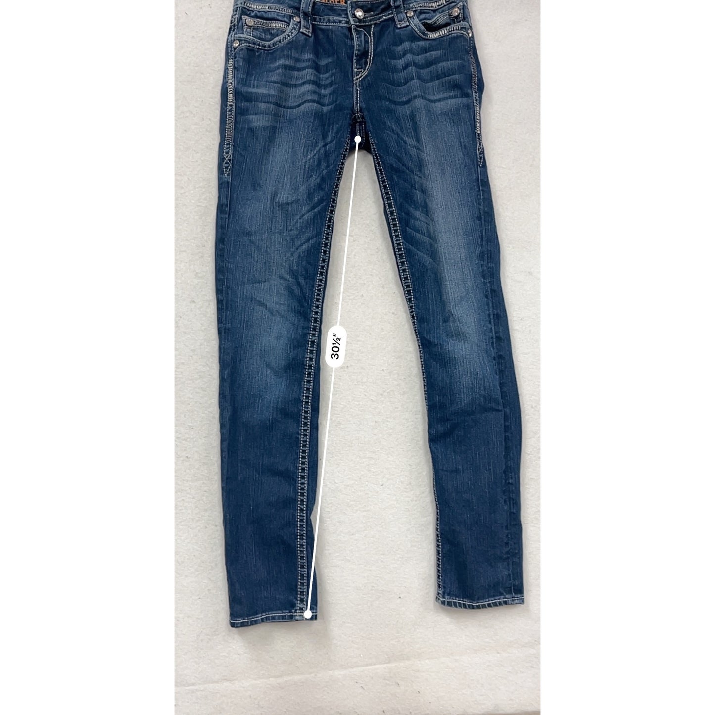 Rock Revival Straight Leg Jeans Size 8 #668A