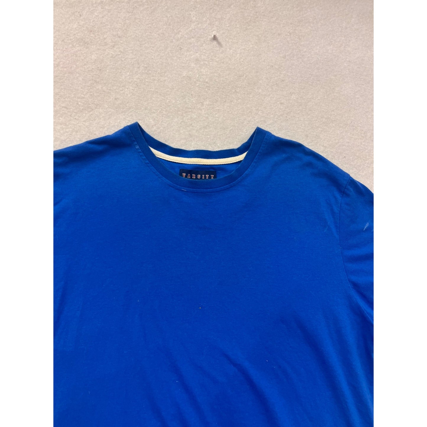Varsity Sleepwear Blue Crewneck T-Shirt L #8712