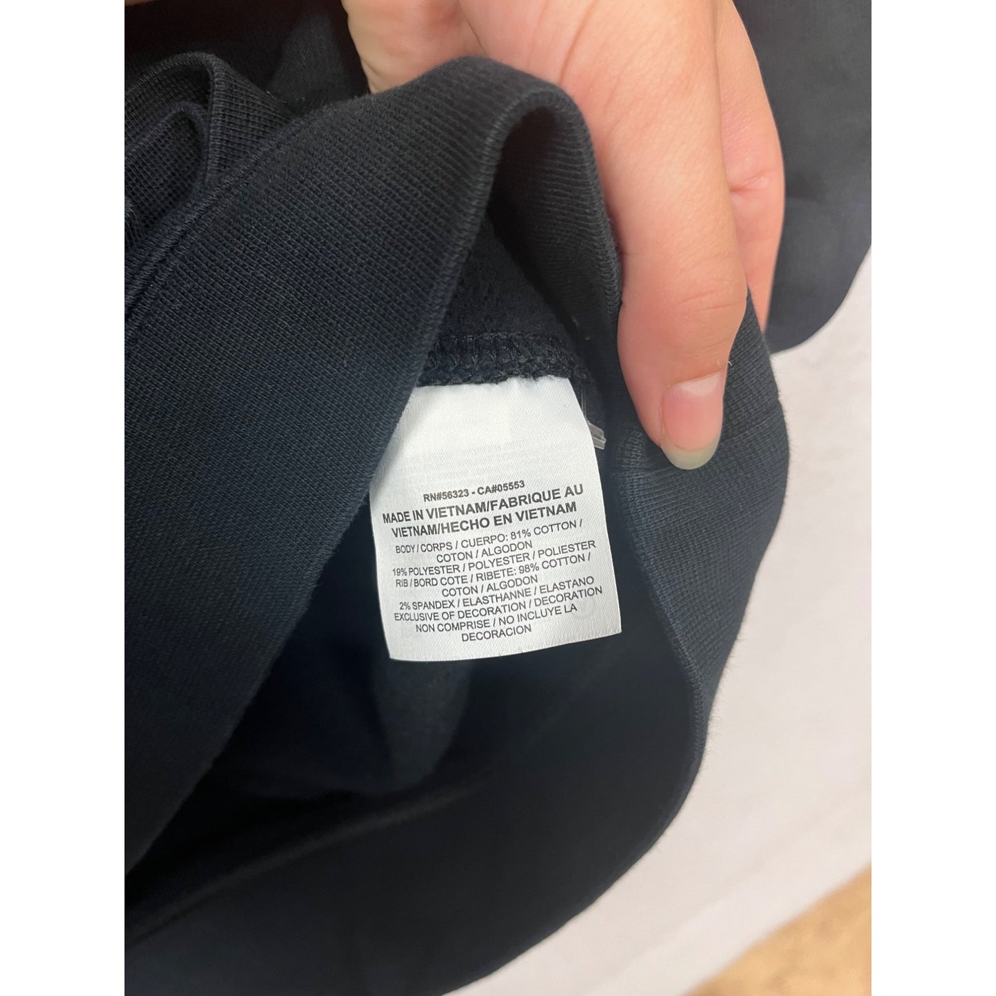 Nike Gustavus Black Crewneck Sweatshirt XL #95A