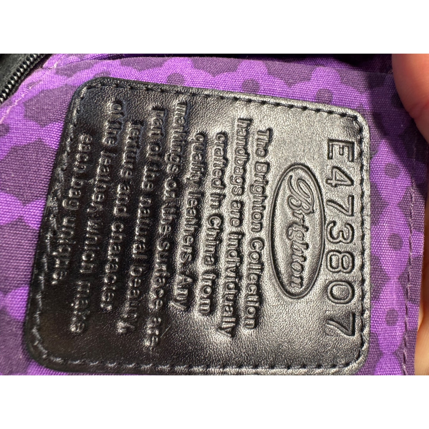 Brighton Black Pebbled Leather Shoulder Bag With Braided Strap Heart Charm #9516